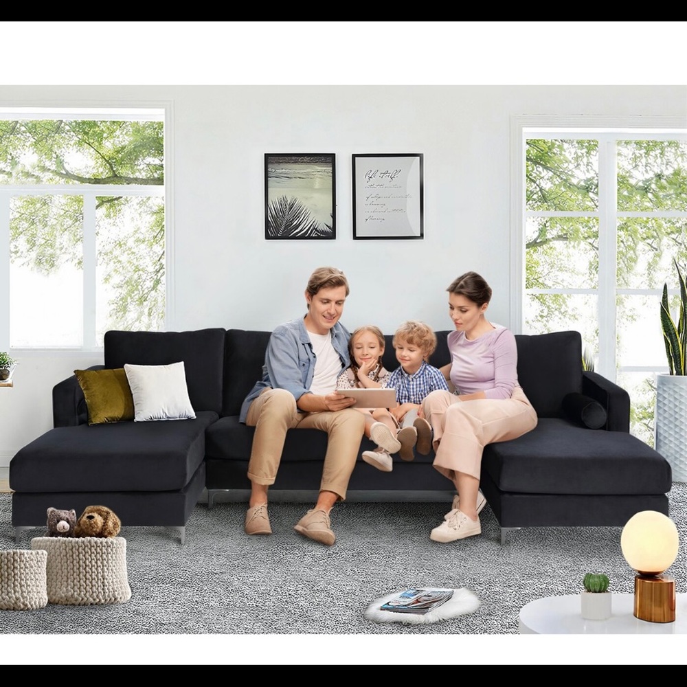 Amanda XL Velvet sectional